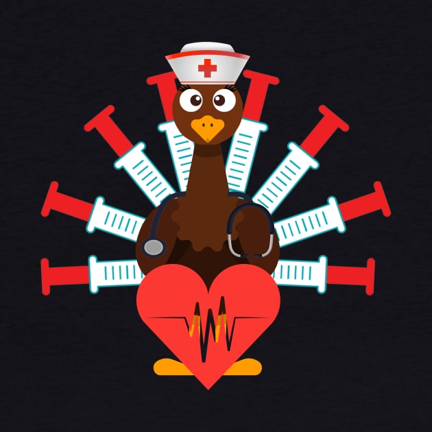 thanksgiving nurse turkey by Flipodesigner